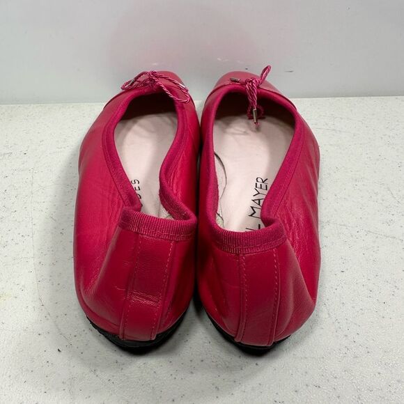 PAUL MAYER  Attitudes Women's 8B HOT PINK BALLET Flats Bow - Picture 5 of 9